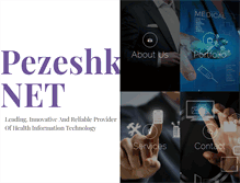 Tablet Screenshot of pezeshknet.ir